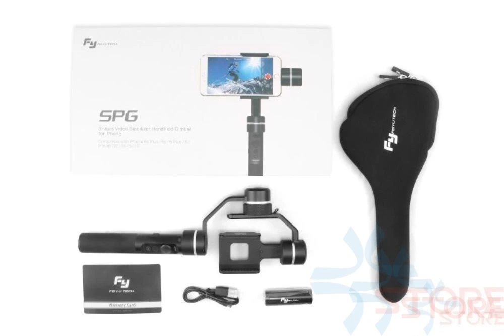 Feiyu FY SPG 3-осевой Карманный карданный стабилизатор для мобильных устройств iPhone TV065