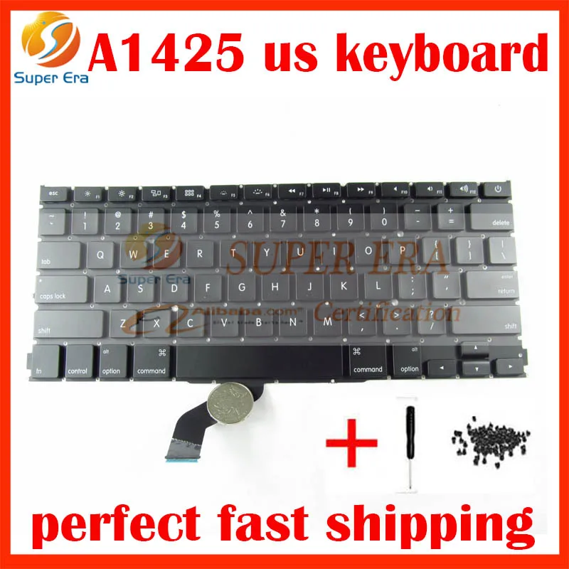 10 шт./лот для Macbook Pro Retina 13 &quotA1425 MD212 MD213 ME662 американская Америка клавиатура без