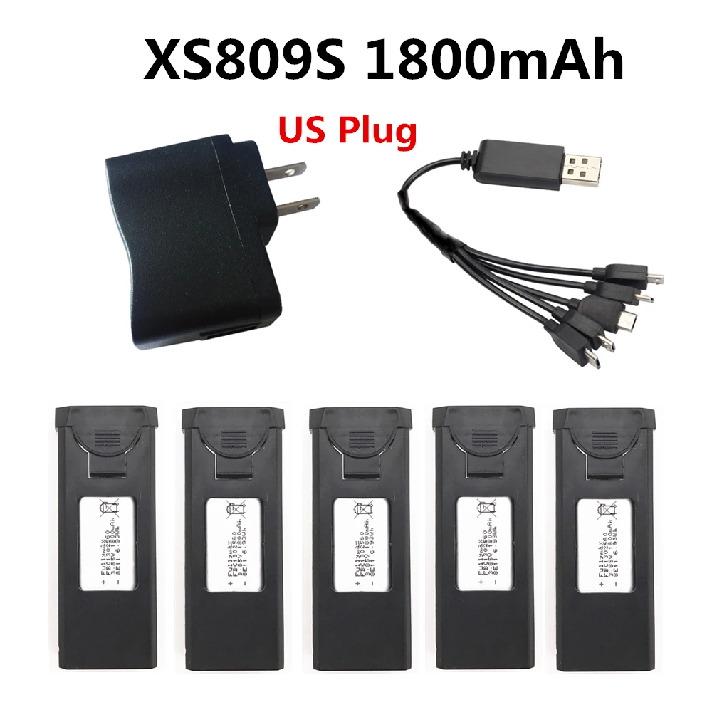 Limskey батарея для visuo XS809s xs812 RC Quadcopter запасные части Аксессуары 3 7 V 1800mAh Lipo