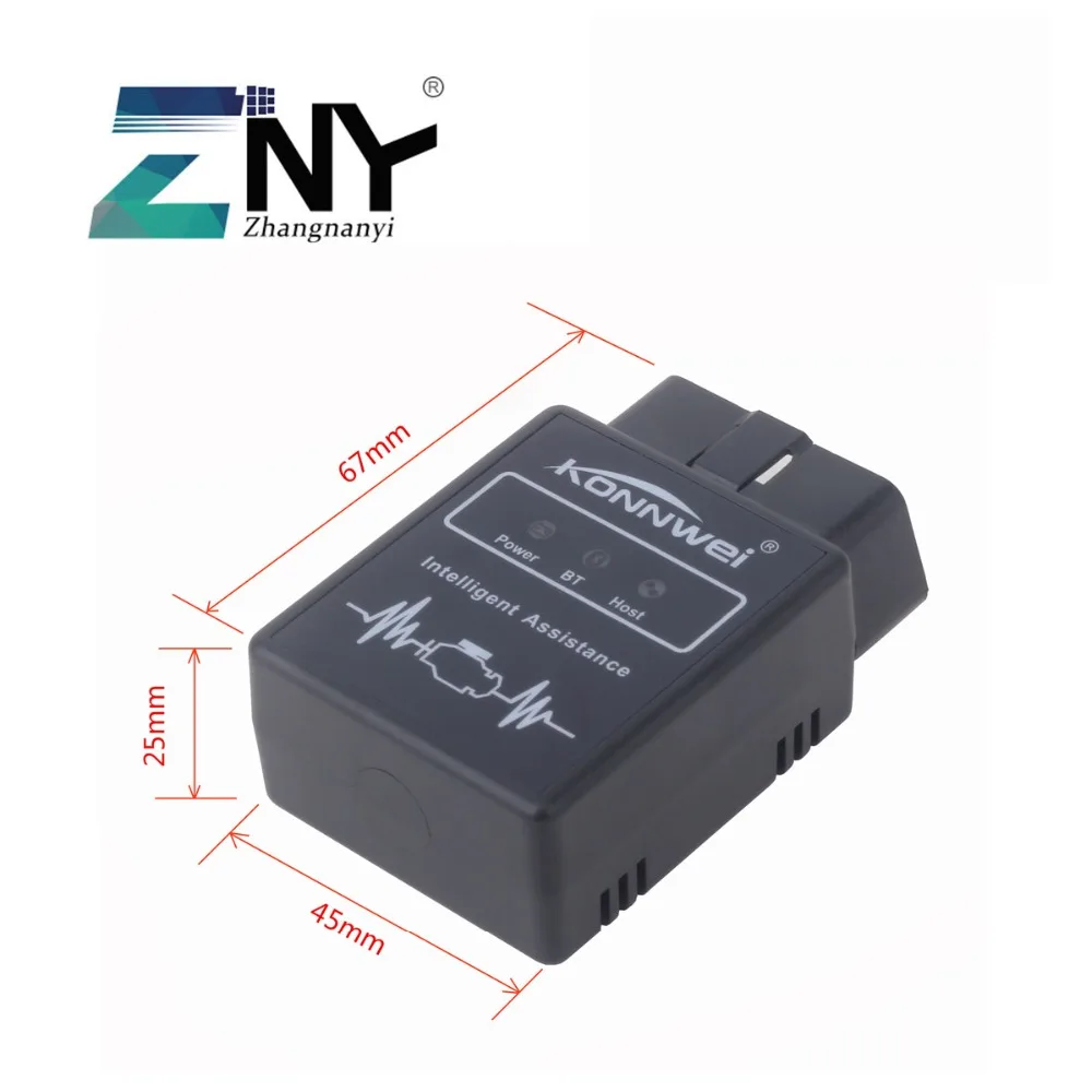 ELM327 OBD2 II автомобильный интерфейсный сканер Bluetooth диагностический инструмент с