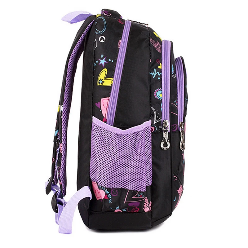 Милые девушки цветочные печати начальной школы уличная сумка рюкзак Мода Для