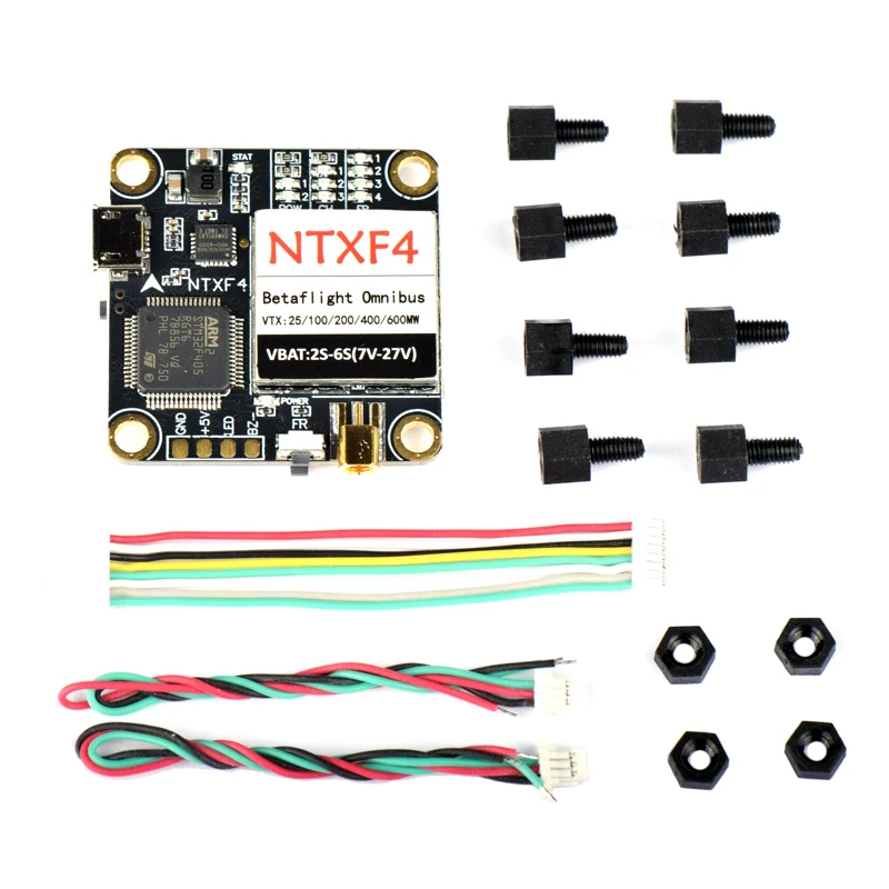 Контроллер полета NTXF4 F4 OSD встроенный 5 8G 48CH PIT/25/100/200/400/600mW VTX 5V BEC для