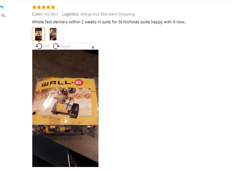 LCreator робот WALL-E фигурка стены технологические строительные блоки игрушки для детей совместимы