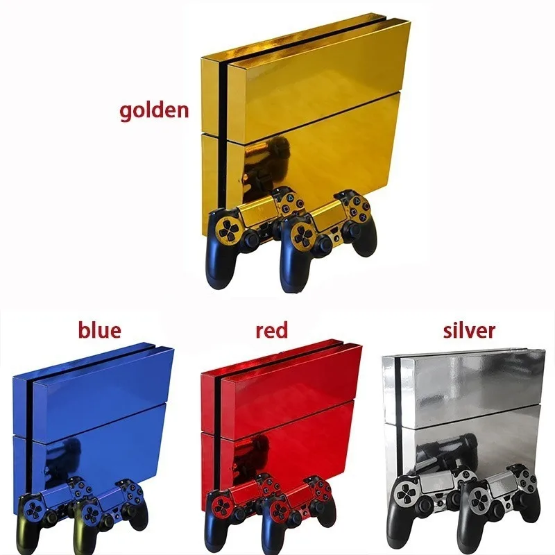 Plating Sticker Protector Cover Skin Stickers Decal Case For Sony Play Station Dualshock 4 PS4 Consoles and Two Controller | Электроника