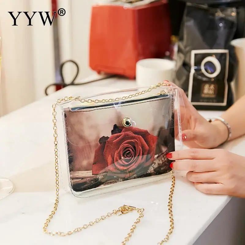 5 стилей ПВХ сумка с цепочкой кошелек для сотового телефона маленькие сумки Diy