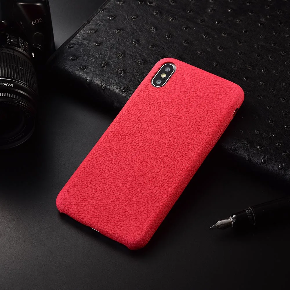 1 Задняя защитная крышка для iPhone X XS 11 Pro XS Max XR кожаный чехол для телефона для iPhone 6S 6 мягкий чехол для iPhone 7 8 Plus мобильный телефон оболочки - Цвет: 1