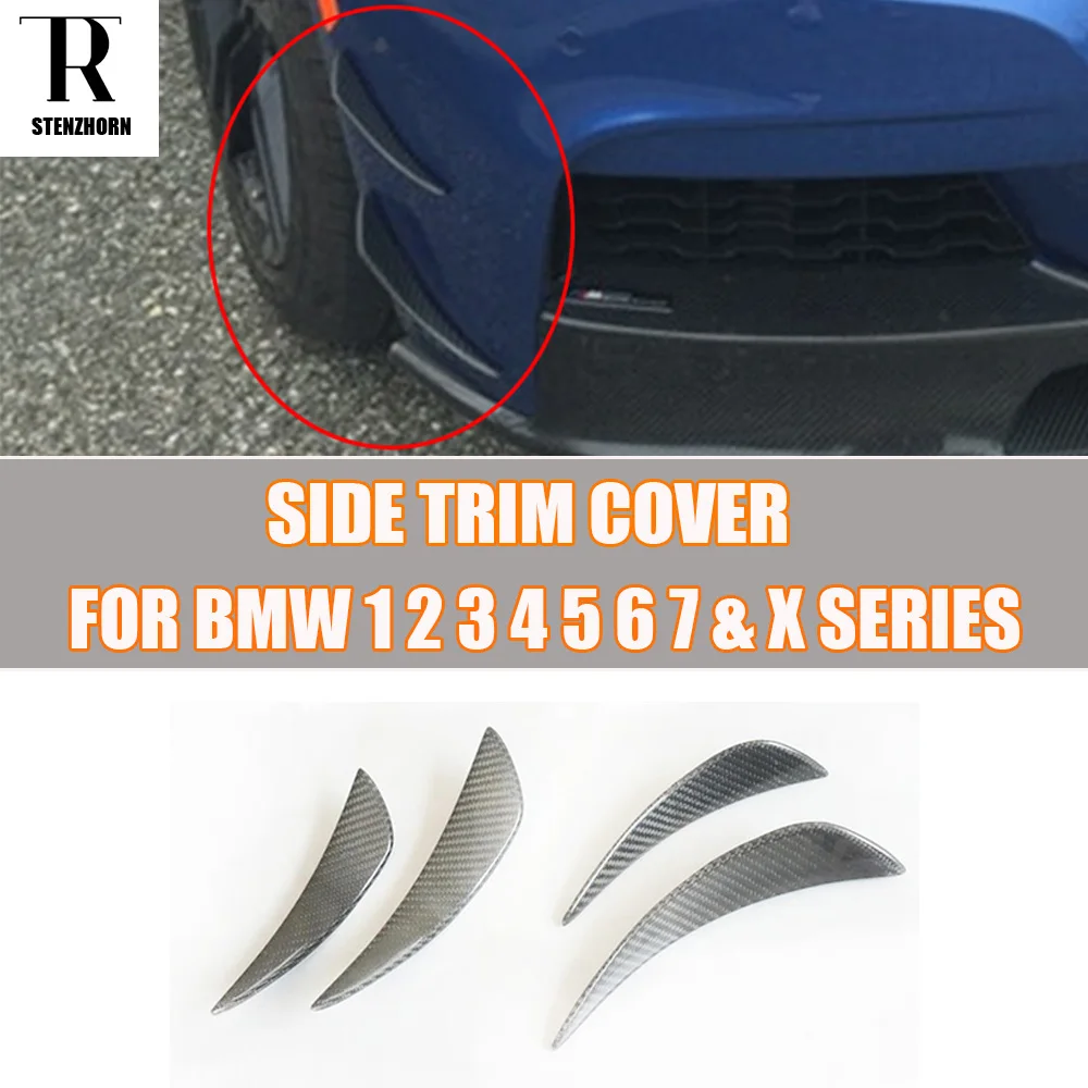 

Carbon Fiber Front Bumper Side Canards Splitter Spoiler for BMW E90 E92 E93 F30 F32 F33 F36 F10 G30 F06 F12 F13 F15 F16