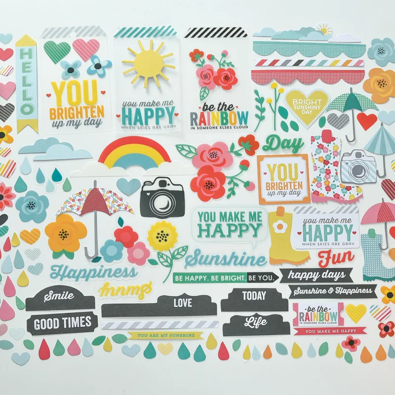 130 шт. картон из ПВХ и бумаги для скрапбукинга|cardstock die cuts|shape cuttingpvc paper |