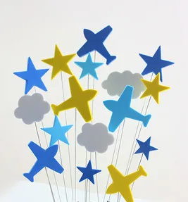 5 комплектов декоративный флаг для торта со звездами | Дом и сад