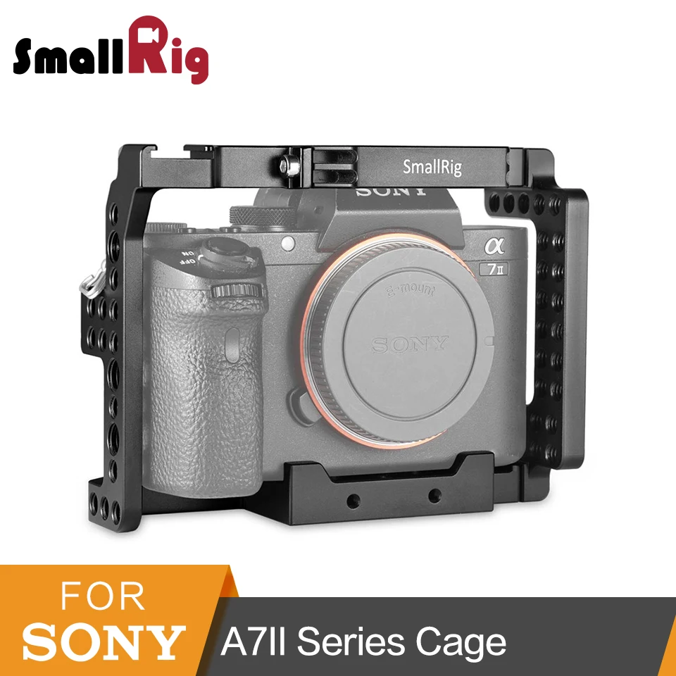 Smallrig Камера клетка для sony A7II/A7RII/A7SII ILCE-7M2/ILCE-7RM2/ILCE-7SM2 клетка Риг-1660