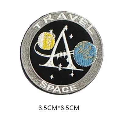 Космический Apollo Mission Patch эмблемы VOYAGER BACK SPACE коллаж астронавт космический костюм программа сувенирная нашивка значок - Цвет: ZD25-15