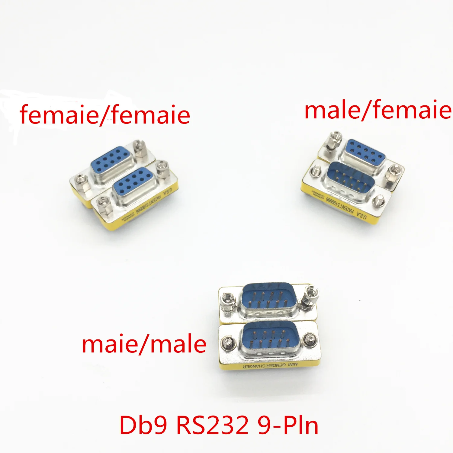 Высококачественный мужской адаптер RS 232 Vga DB9 Femal для смены пола|Переходники и