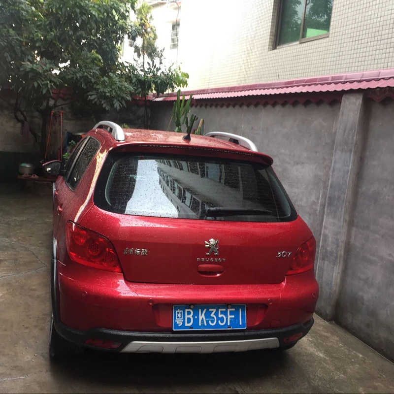 Спойлер для Peugeot 307 спойлер высокого качества из АБС пластика заднего крыла