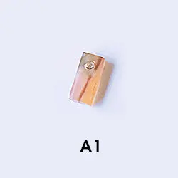 A1 20 шт./лот 3D алмаз Янтарный ногтей украшения японский trend Стиль Ногти горный хрусталь аксессуары верхнего уровня Маникюр подвески - Цвет: A1
