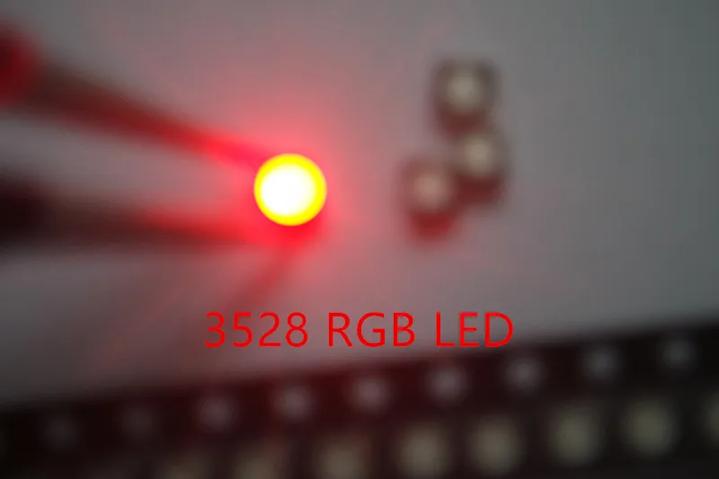 200 шт. Ультра яркий 3528 LED SMD RGB чип поверхностного монтажа светодиод СИД 1210 SMT шарик
