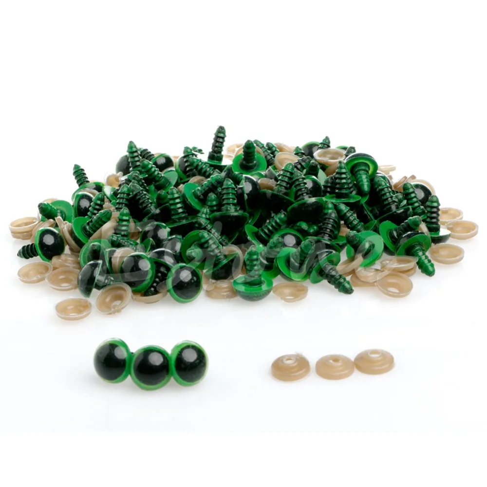 Пластиковые безопасные глаза для плюшевого мишки кукла животных 14 мм 100 шт. W15 |