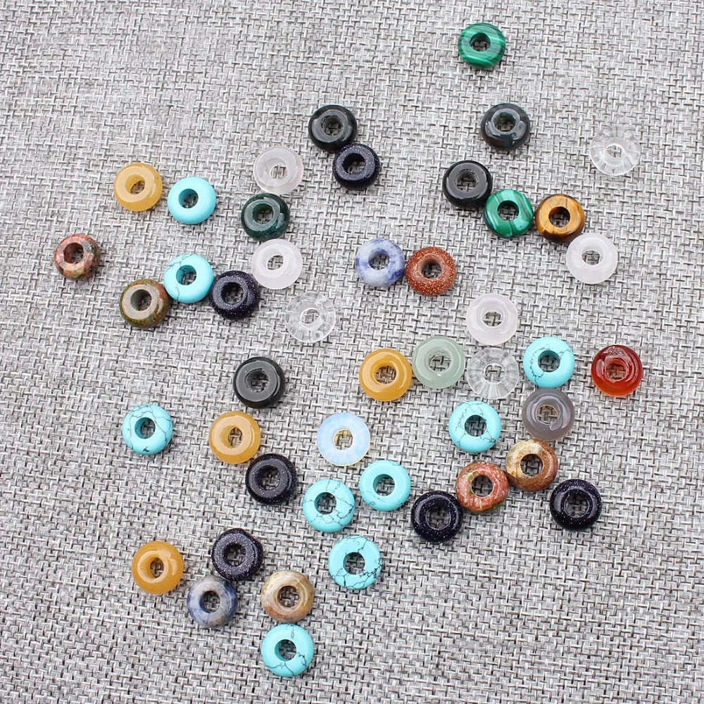 MEIBEADS 10 шт./лот натуральные бусины-разделители из муранского камня Европейские