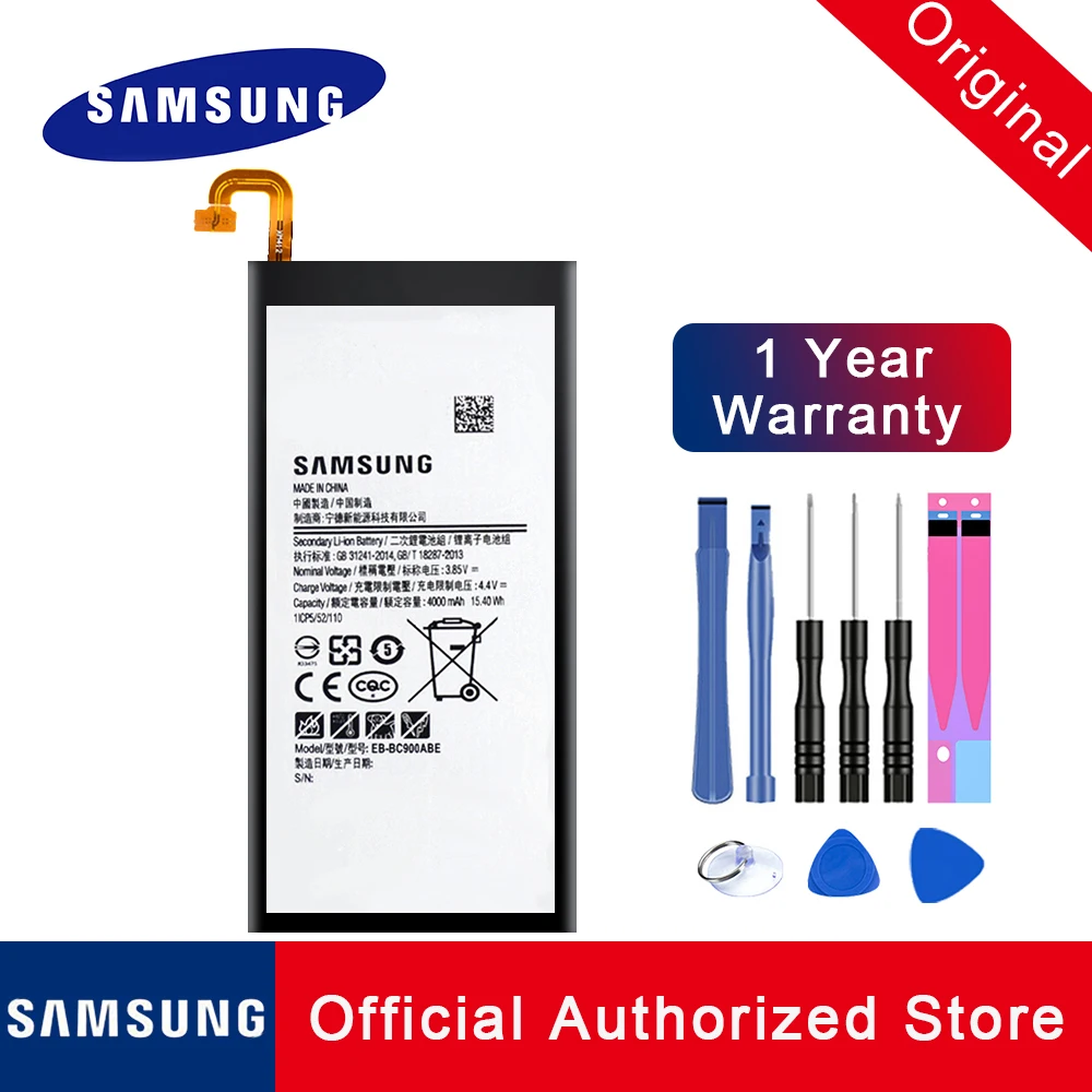 100% Оригинальный запасной аккумулятор для Samsung Galaxy C9 Pro EB BC900ABE C9008 C900F C900Y 4000 мАч +
