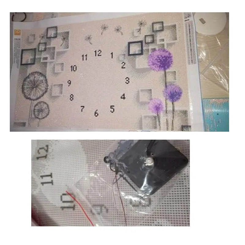 DIY 5D алмазная картина украшение интерьера алмазные настенные часы фото на заказ Вышивка бриллианты свадебный подарок для дома