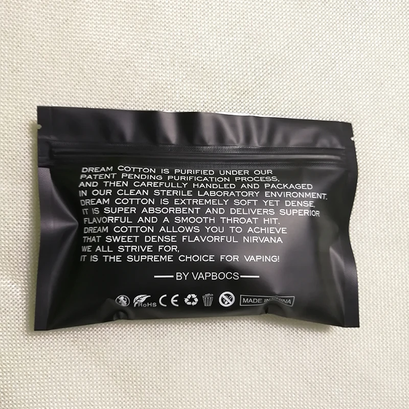 ВАПБОКС Органический хлопок для испарителя танка электронной сигареты RDA RBA RTA Coil Wick Dream Soft DIY Vape on.
