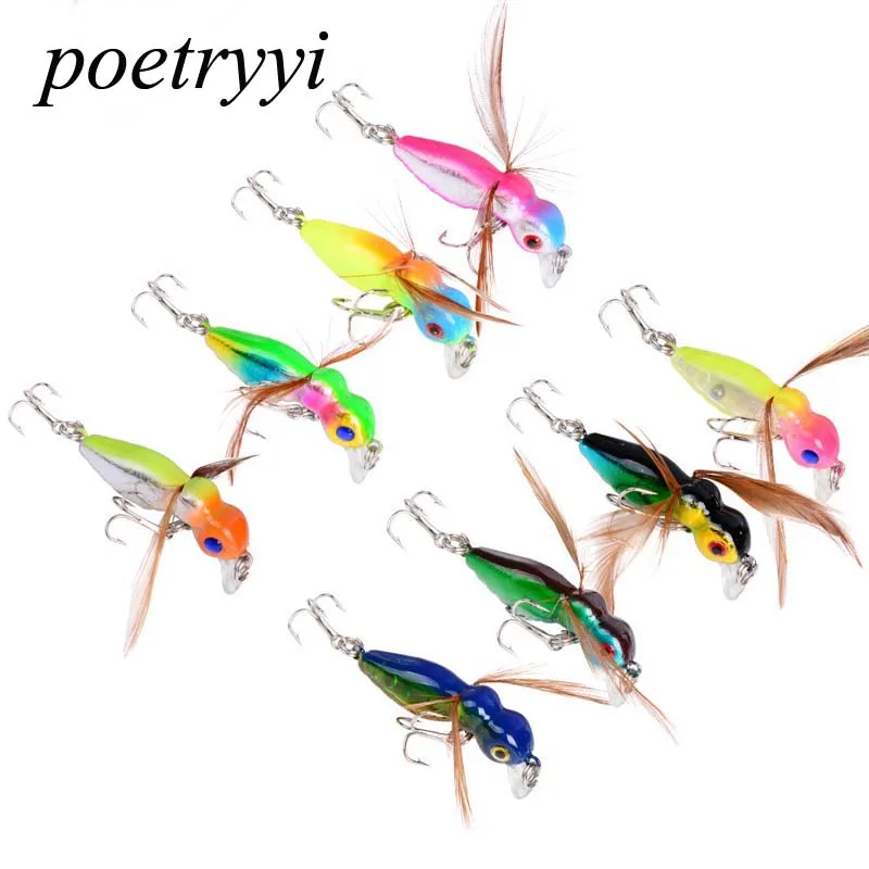 POETRYYI 1 шт. приманка для рыбалки маленькая пчелка разные цвета лососевая муха