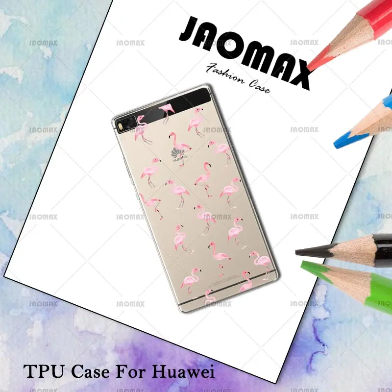 Новая мода Coforful Фламинго чехол для Huawei P10 P9 P8 Lite Коврики 8 9 Pro Honor V8 5C прозрачный