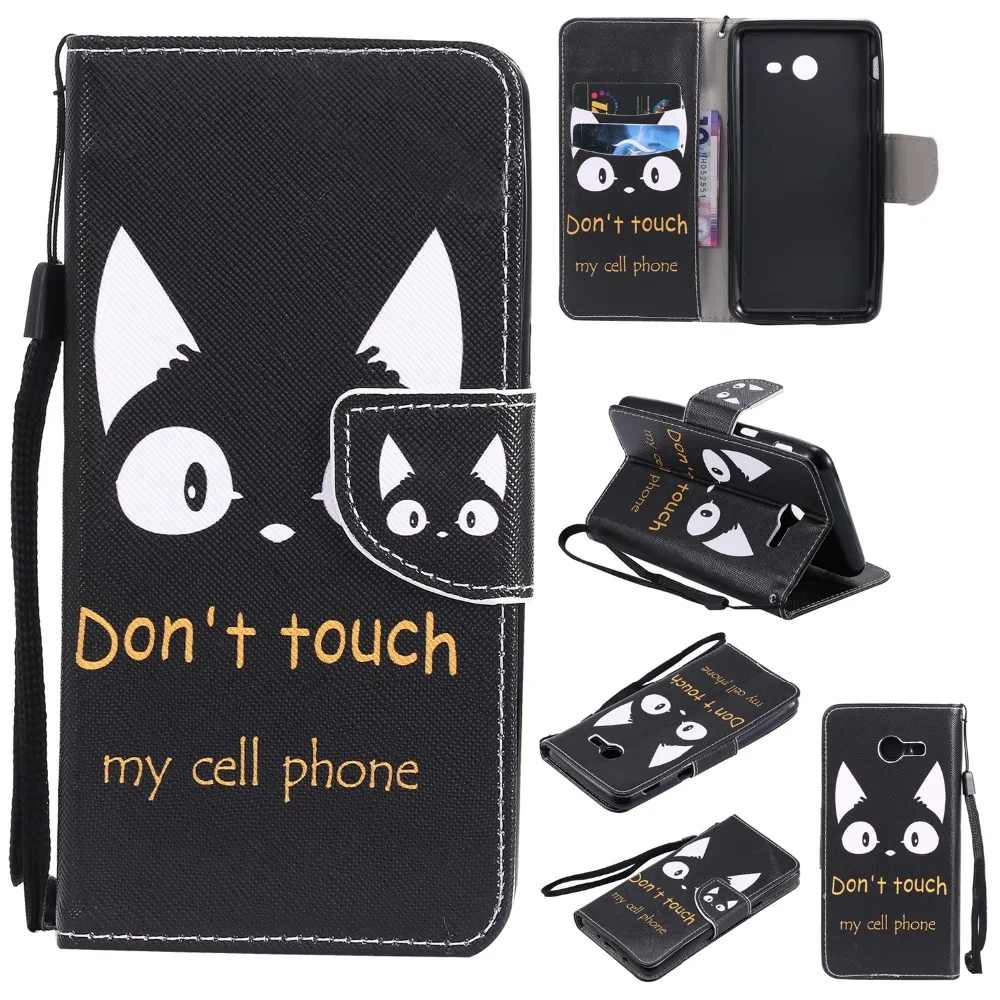 Для Funda Samsung Galaxy J3 J5 J7 2017 Чехол кожаный флип-кошелек чехол для телефона Магнитный
