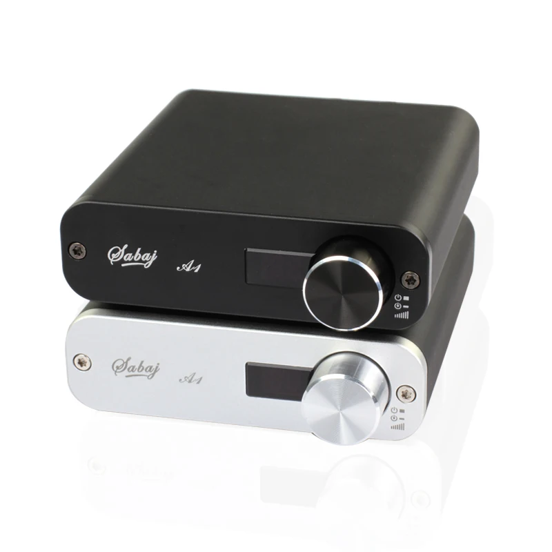 Цифровой усилитель класса D Hifi Sabaj A1 Портативный мини HIFI 60 Вт 30 * 2 RMS RCA аналоговый