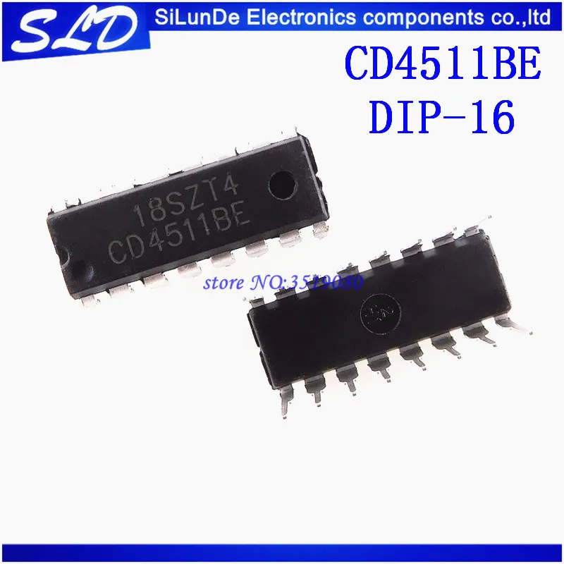 

20pcs/lot CD4511BE DIP16 CD4511 DIP 4511BE DIP-16 new and original in stock