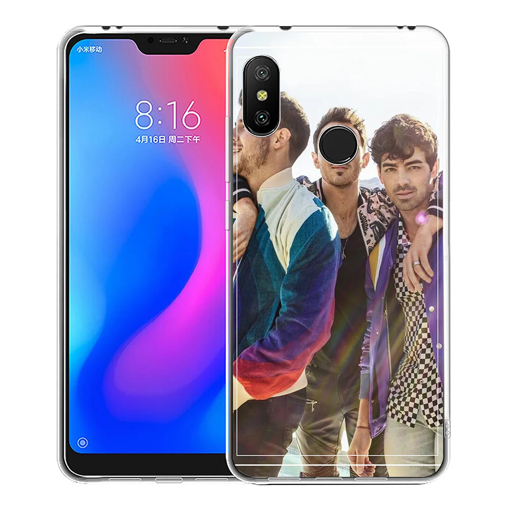 Мягкий силиконовый чехол для телефона IYICAO Rock band Jonas Brothers Xiaomi Mi 9 8 SE 6 A1 A2 Lite F1 MIX2S MIX3