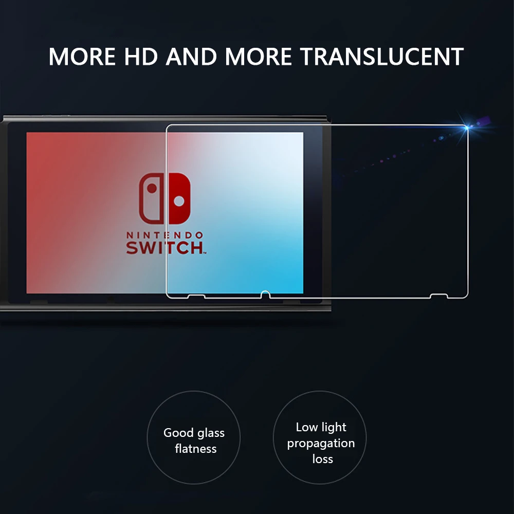 Высококачественное Закаленное стекло для защиты экрана для nintendo Switch, аксессуары для nintendo Switch