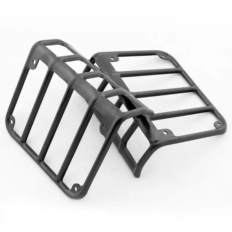 Металлический задний фонарь охранники чехлы для 2007 17 Jeep Wrangler JK JKU задние лампы