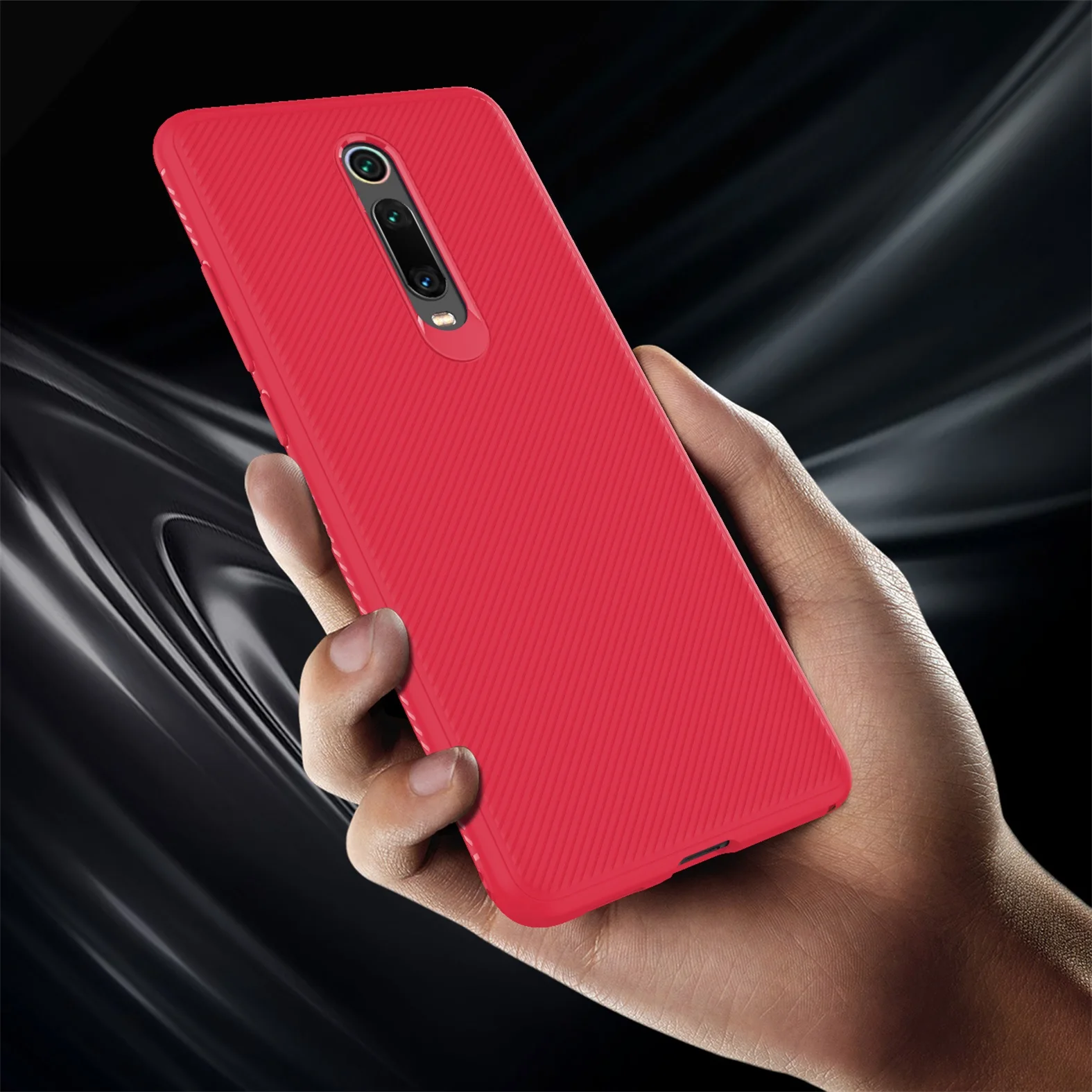 Чехол для Xiaomi mi 9T красный Redmi K20 чехол mi 9T Pro Чехол lenuo Текстура ТПУ мягкий силиконовый защитный чехол для телефона красный Redmi K20 Pro