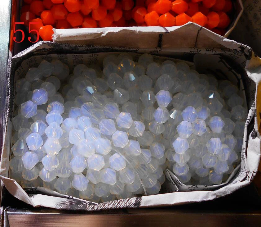 FLTMRH продажа молочно-белых австрийских хрустальных бусин 4 мм, 100 шт., подвески, стеклянные бусины, бусины россыпью для самостоятельного изготовления ювелирных украшений