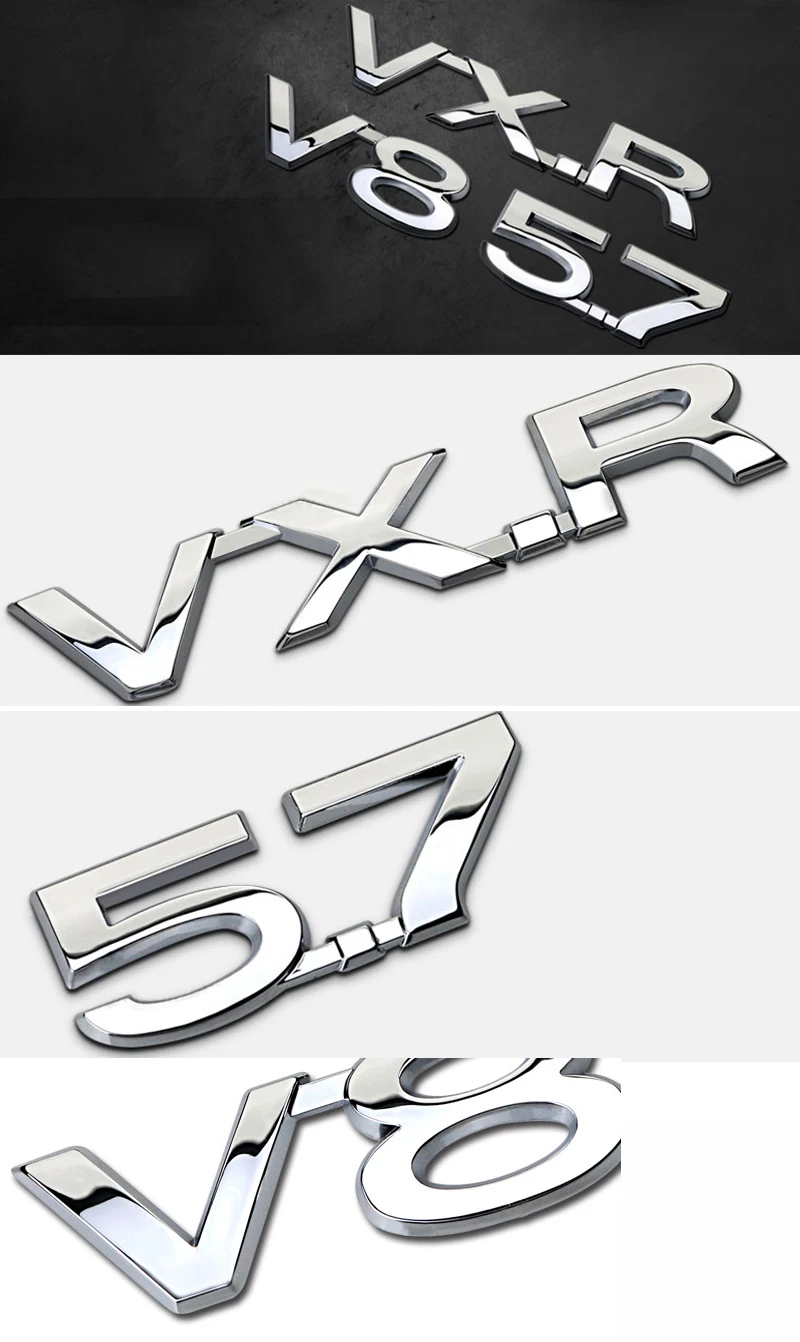 Металлический 3d стикер для Toyota Land Cruiser VXR V X.R V8 5 7 Prado с объемным