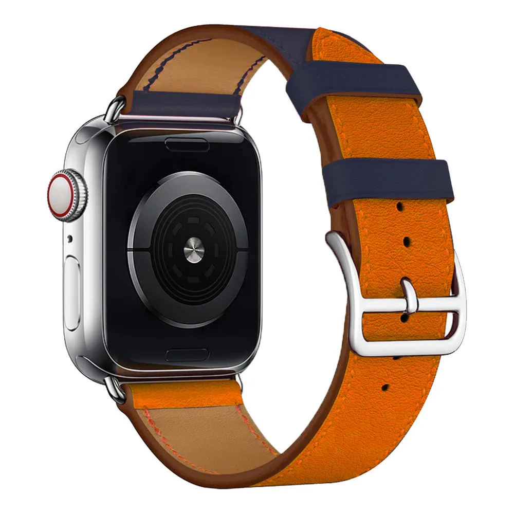 Кожаный ремешок для часов Apple Watch Iwatch Series 5 44 40 42 38 мм|Ремешки часов| |