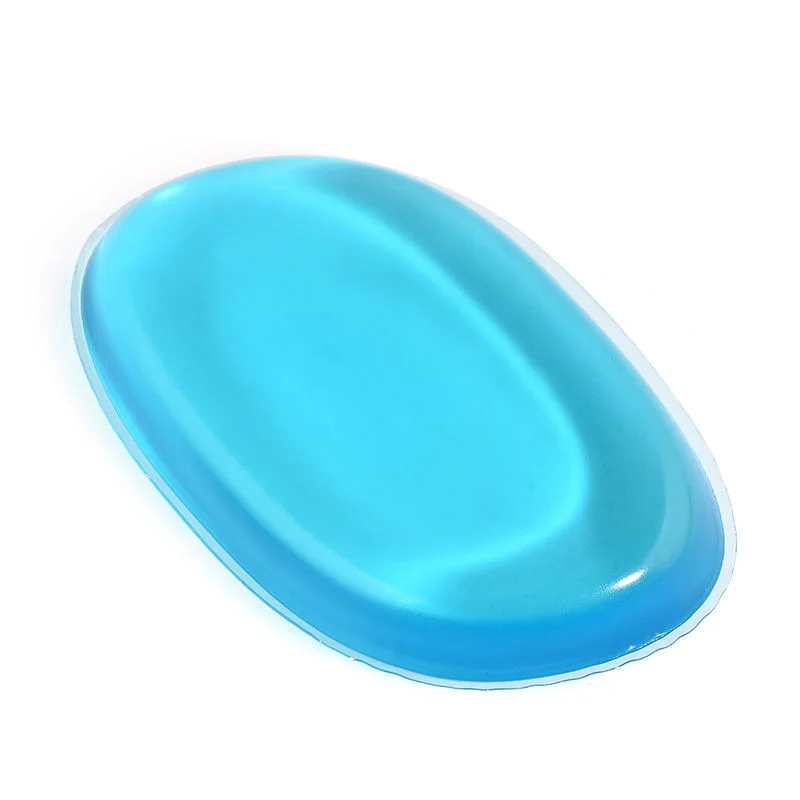 3PCS Blue Bittb 3 шт., силиконовая Косметическая пуховка, губка для макияжа лица, пудра пуховка Тональная основа, BB крем, косметическая губка для макияжа - Цвет: 3PCS Blue
