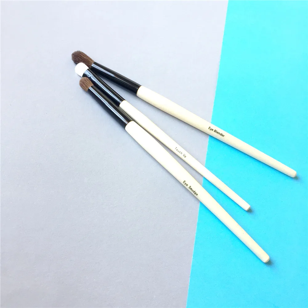 Bd beauty блендер для век с деревянной ручкой, кисть для подмазывания, кисть для растушевки теней, кисть для растушевки теней, инструмент для нанесения макияжа