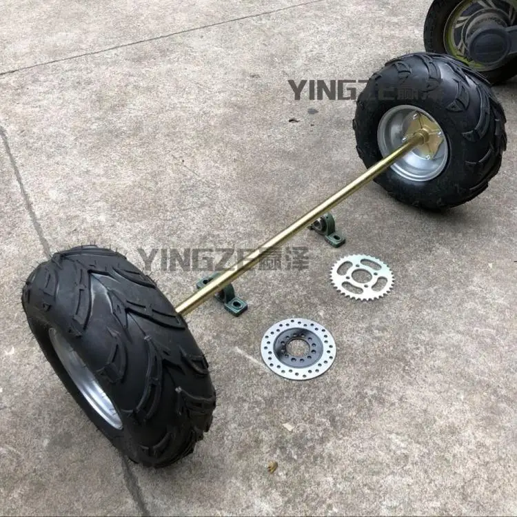 DIY четыре колеса GO KART картинг ATV UTV багги 1 м задний мост дисковый тормоз ротора