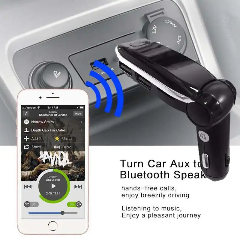 Мини 3 5 мм разъем AUX аудио MP3 музыкальный Bluetooth ресивер автомобильный комплект