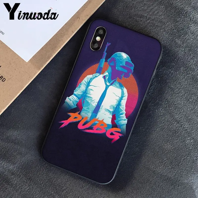 Чехол для телефона Yinuoda Hot Game PUBG Winner iphone SE 2020 8 7 6 6S 6Plus X XS MAX 5 5S XR 10 | Мобильные