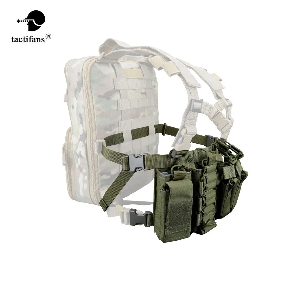 Tactifans D3 груди пластина для снаряжения Перевозчик тактический жилет с винтовка M4 5,56 AK 7,62X39 один двойной пистолет крыльями GP вещи мешки