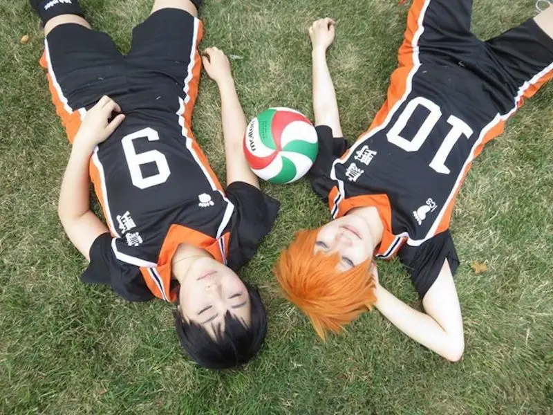 Милый Единорог Аниме Haikyuu 9 персонажей Джерси унисекс костюм карасуно старшеклассный клуб Косплей Костюм Спортивная форма