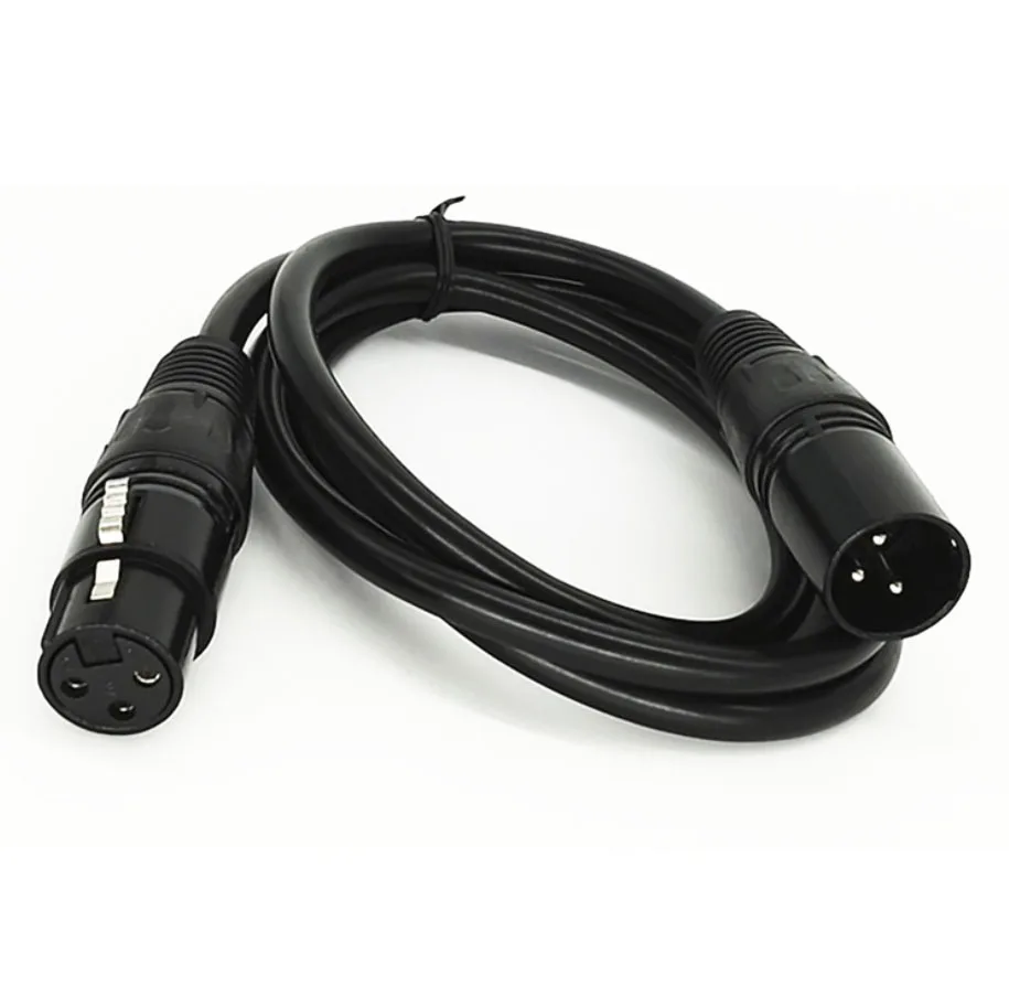 Кабель для дискотесветильник 8xLOT DMX 512 3pin 3XLR Соединительный шнур кабели передачи