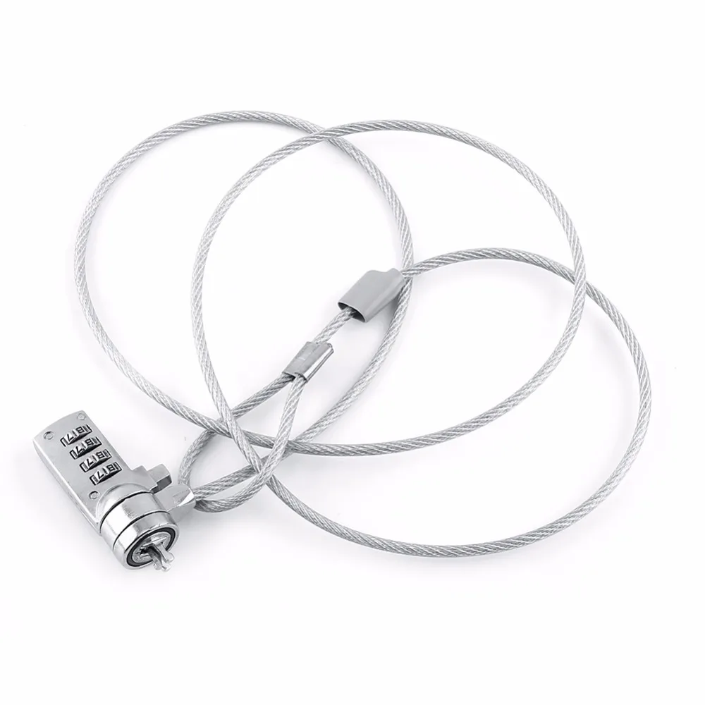 Замок защитный комбинированный с 4 значным паролем для ноутбука ПК|Замок