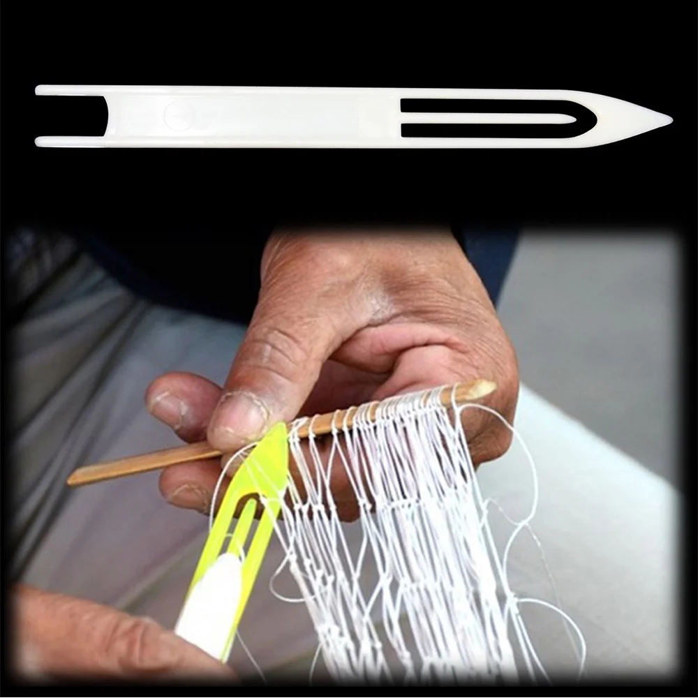 

Hyaena 14Pcs/set Fishing Line Equipment Repair Netting Needle Shuttles White Plastic Fishing Accessory
