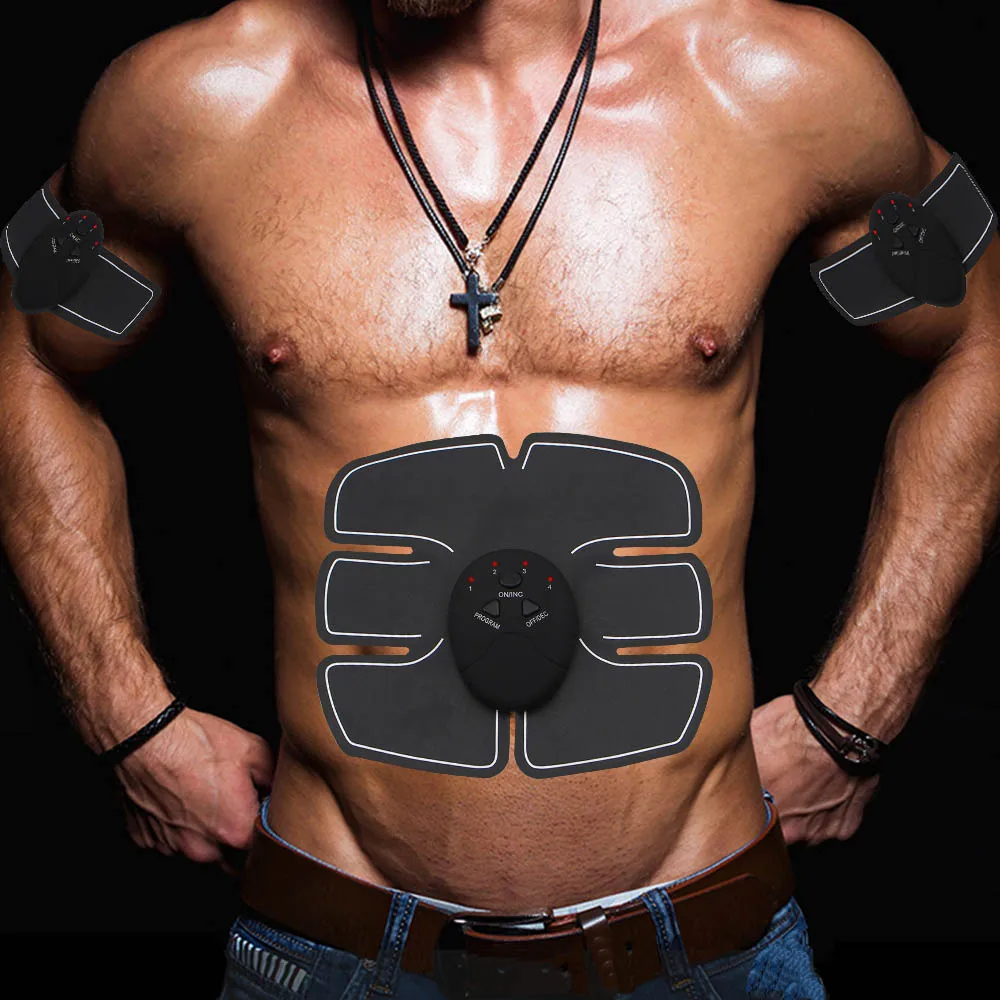 Умный EMS тренажер электрический стимулятор мышц беспроводной ягодицы брюшной ABS