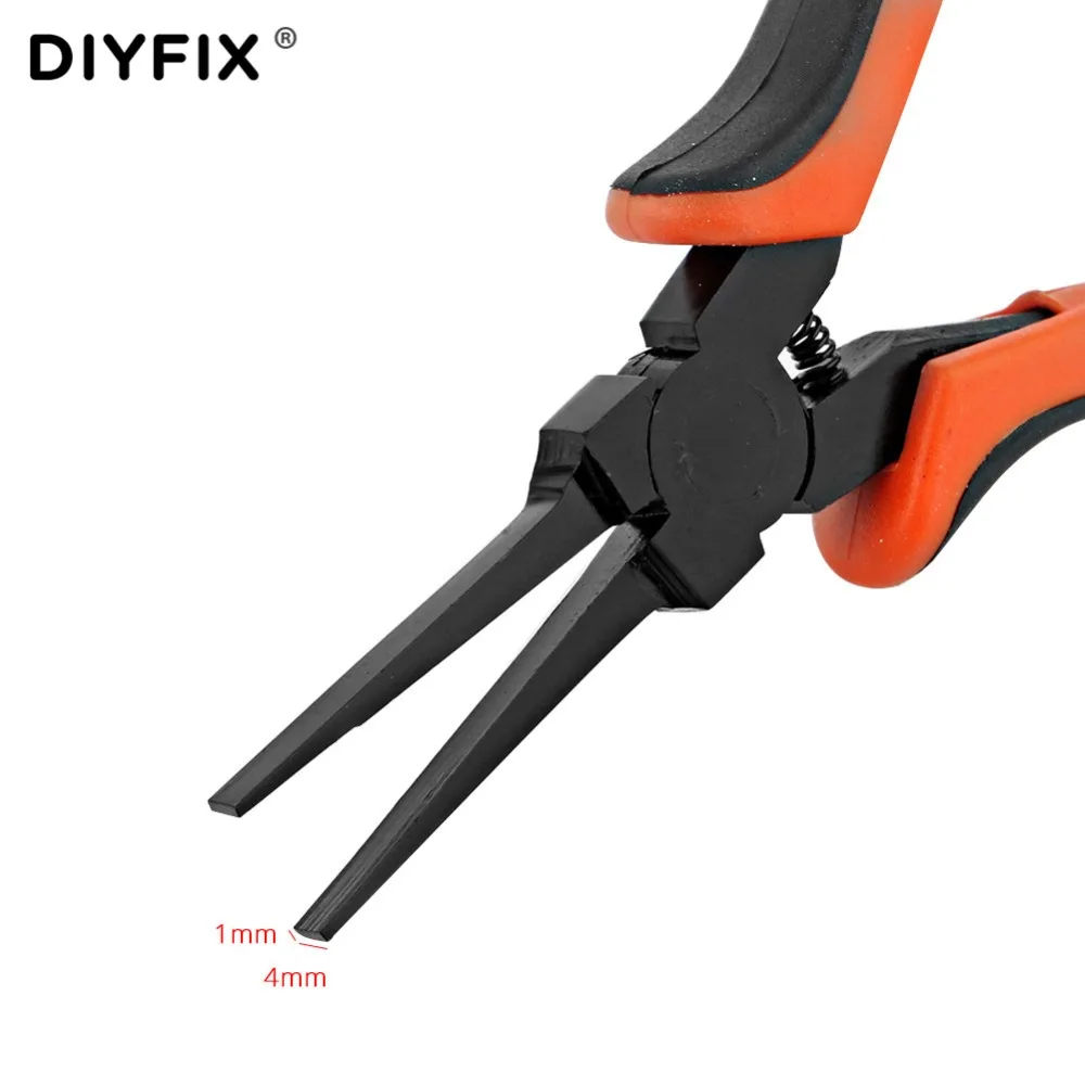 DIYFIX тонкие плоскогубцы для носа с плоской иглой щипцы электрика изготовления