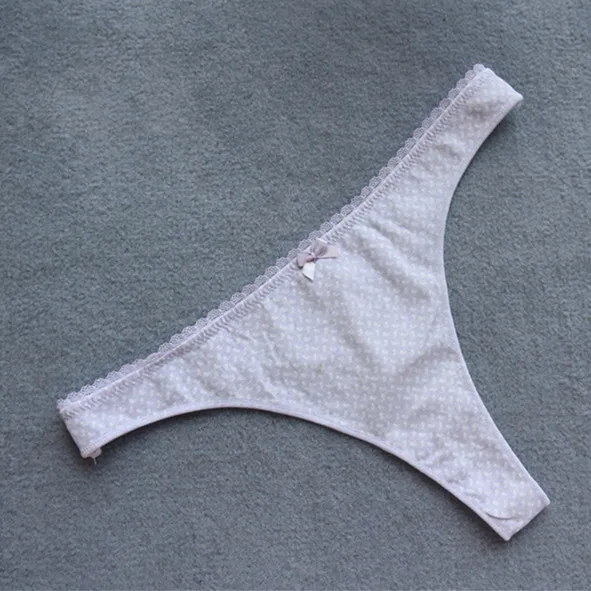 Трусы женские Underwear Women Сексуальные Трусики Стринги И Г Строки Хлопок женский Сексуальный Цветочный Принт Белье Горячей Продажи Строка Г Трусиков PM502 трусы женщин - Цвет: color 25