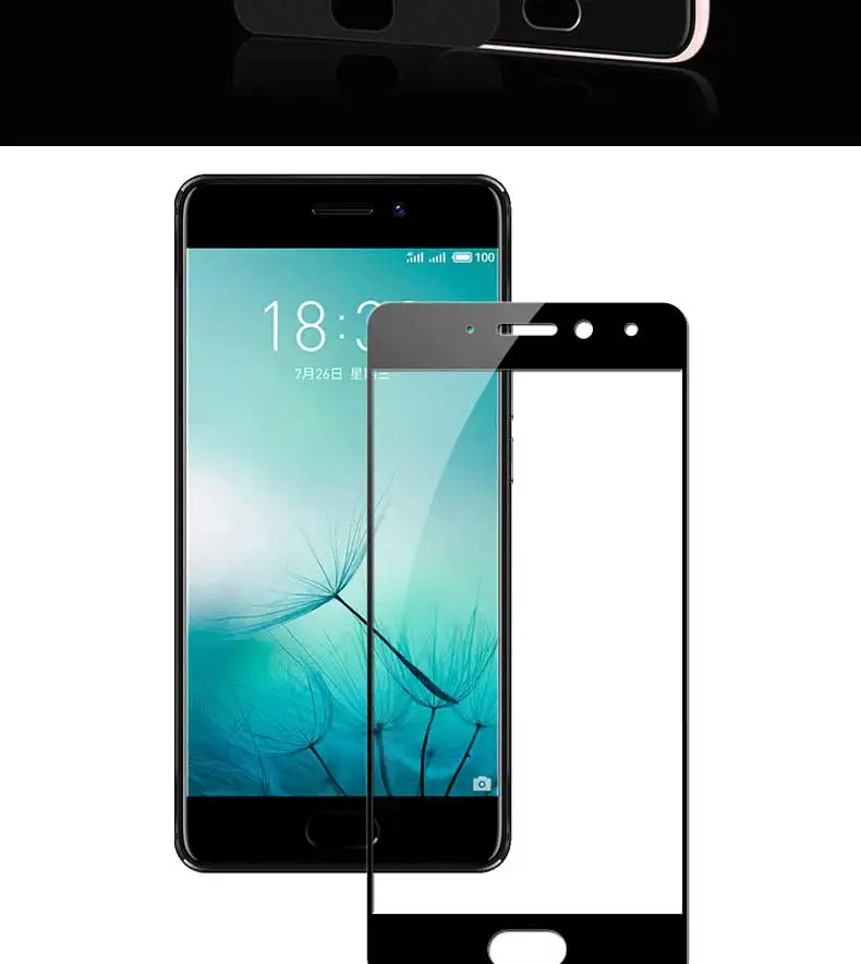 Полное защитное стекло 5D для Meizu Pro 7 Plus M5 M5C M5S M6S M6T M6 закаленное стекло на Meizu M5 M6 Note защитная пленка